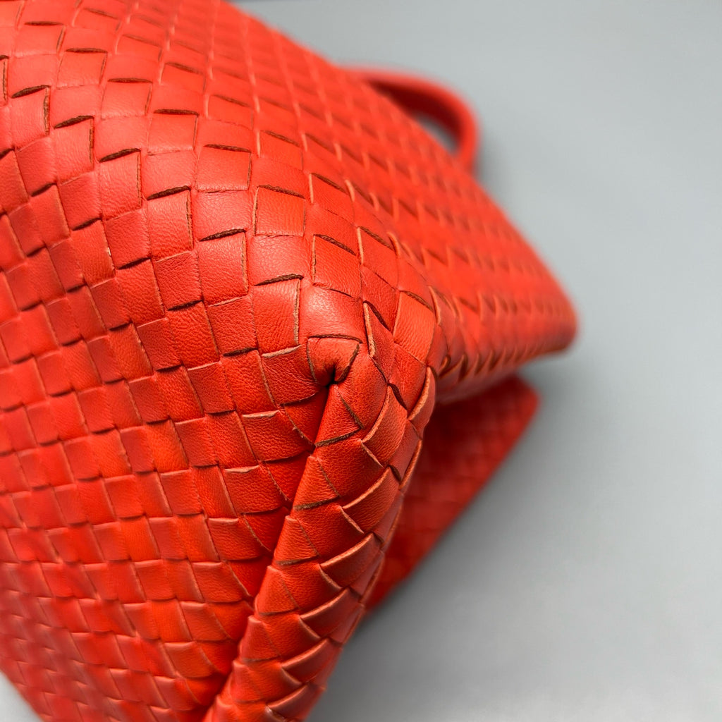 Bottega Veneta Red Satchel