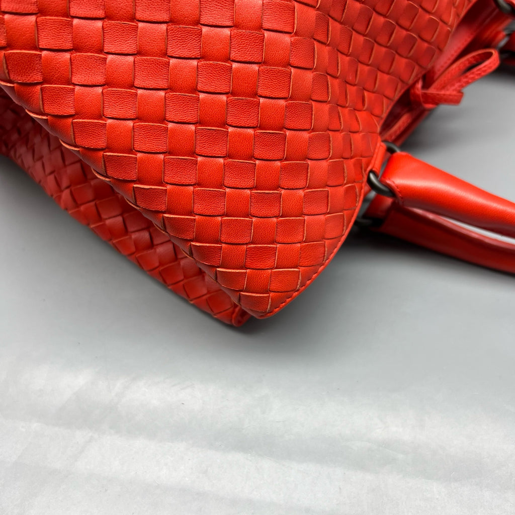 Bottega Veneta Red Satchel