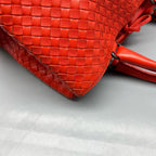 Bottega Veneta Red Satchel