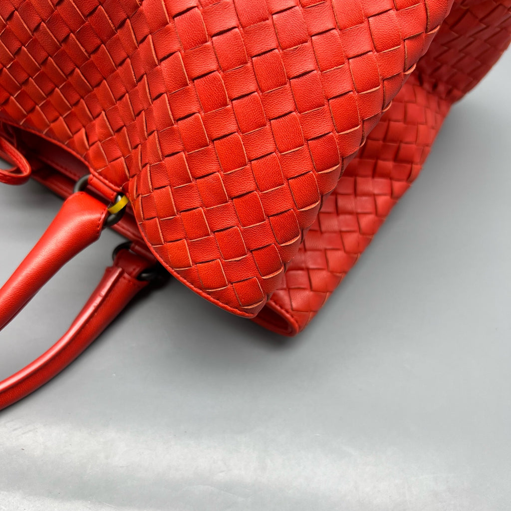 Bottega Veneta Red Satchel