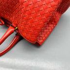 Bottega Veneta Red Satchel