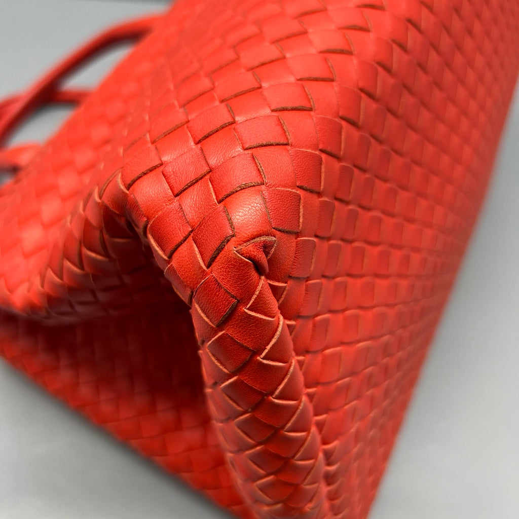 Bottega Veneta Red Satchel