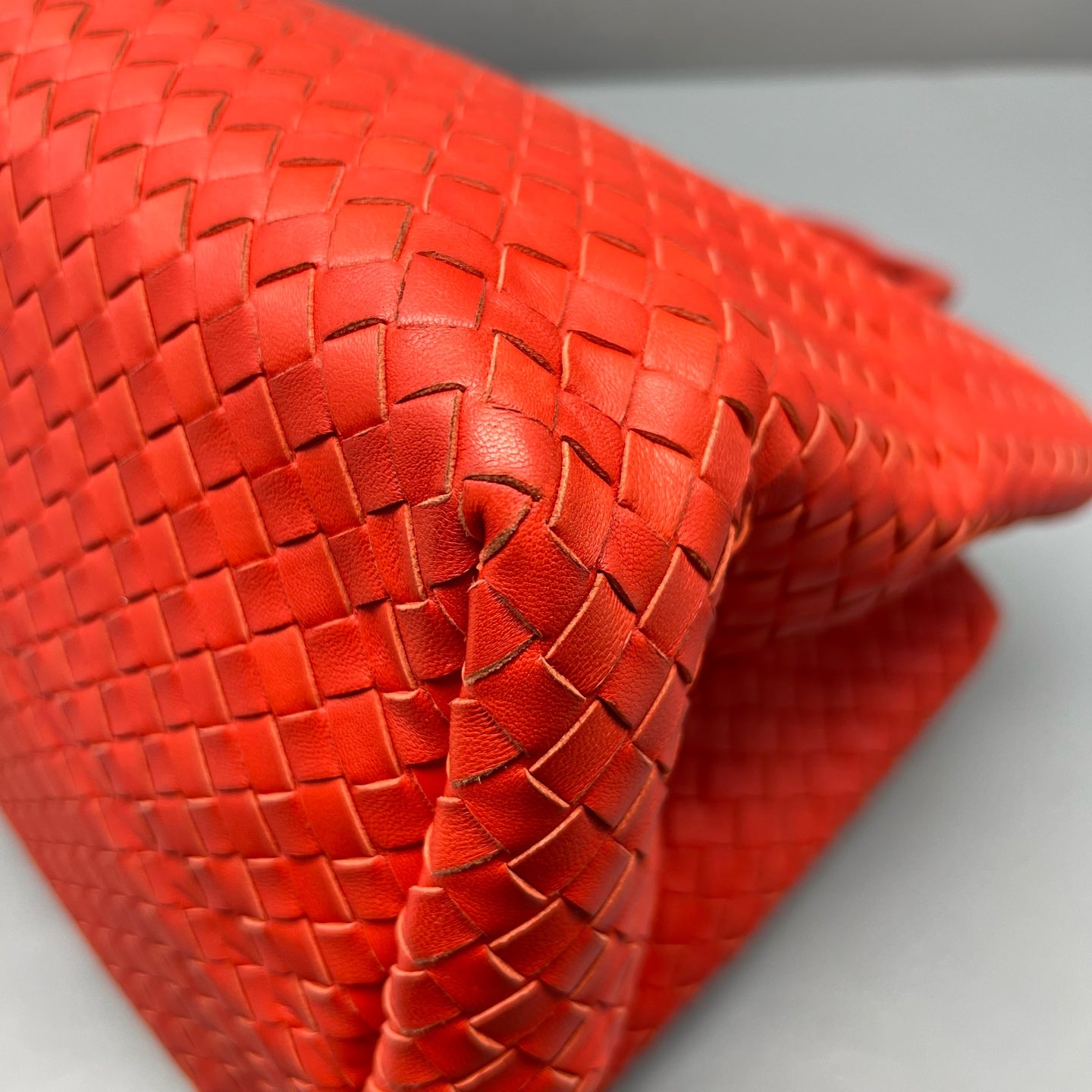Bottega Veneta Red Satchel