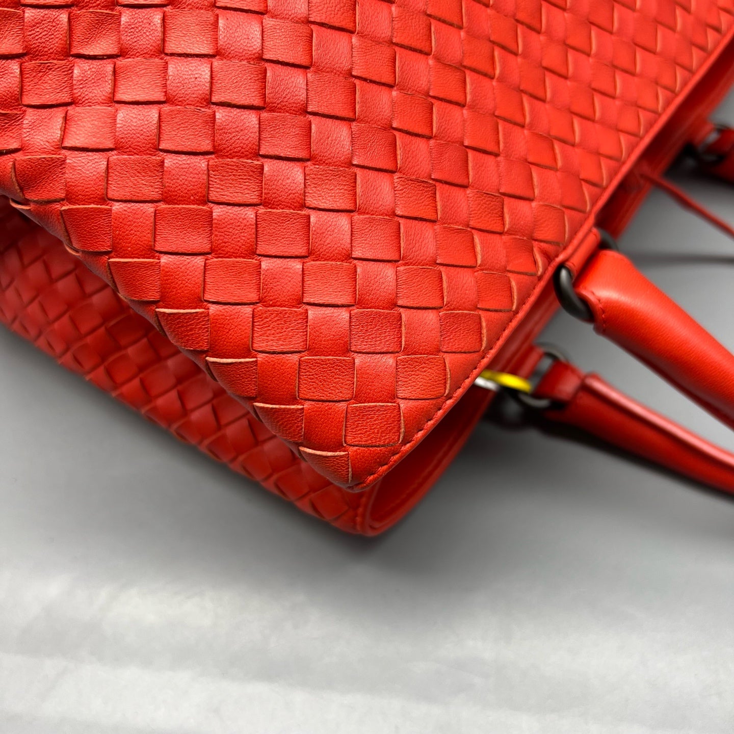 Bottega Veneta Red Satchel