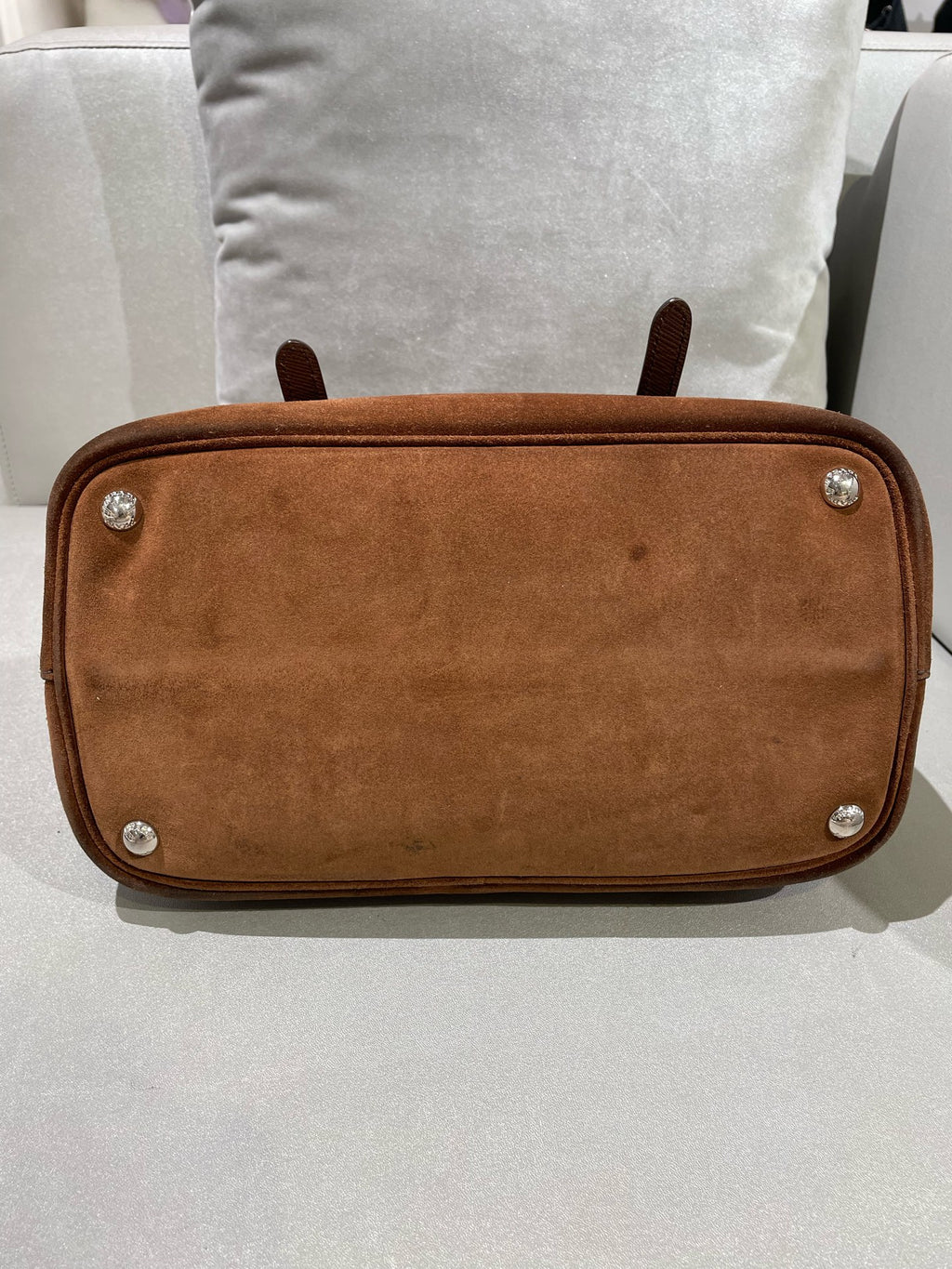 Prada Alcantara Brown Messenger Bag