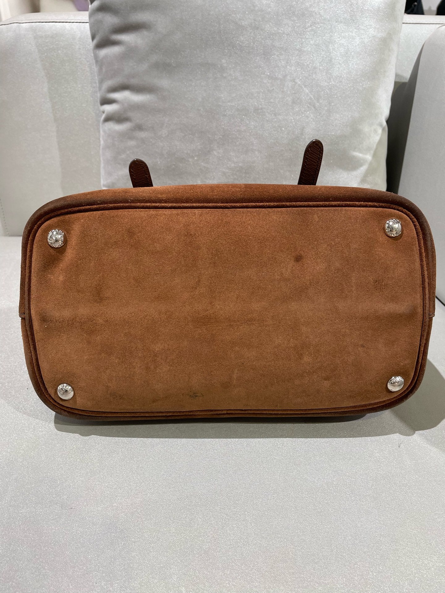 Prada Alcantara Brown Messenger Bag