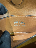 Prada Alcantara Brown Messenger Bag