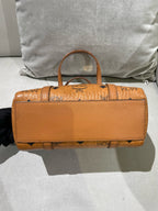 MCM Aren Visetos Zippered Shopping Bag Crossbody MWPAATN04CO001