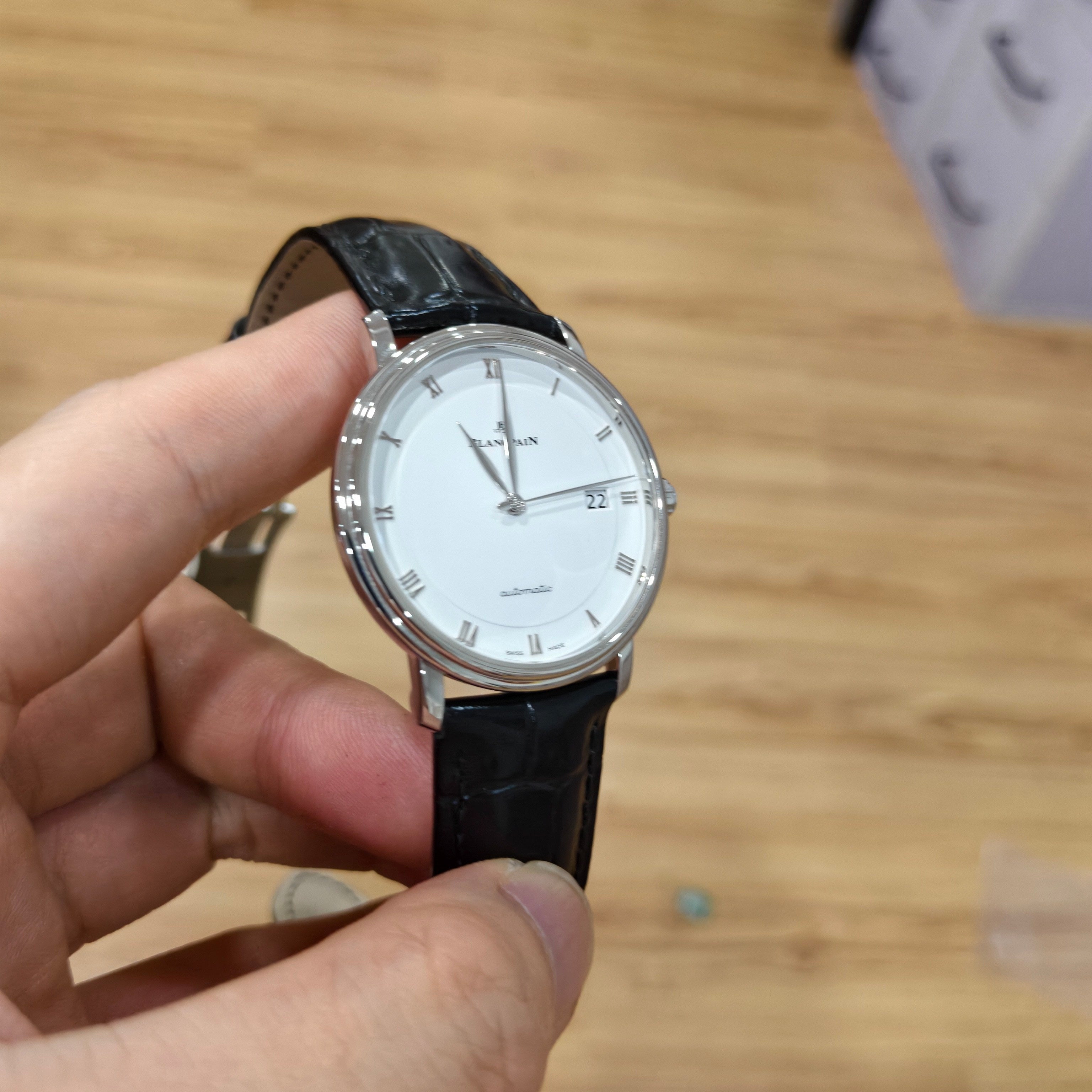 Blancpain Classic Automatic (self-winding) watch 38 millimeters 6223-1127-55B