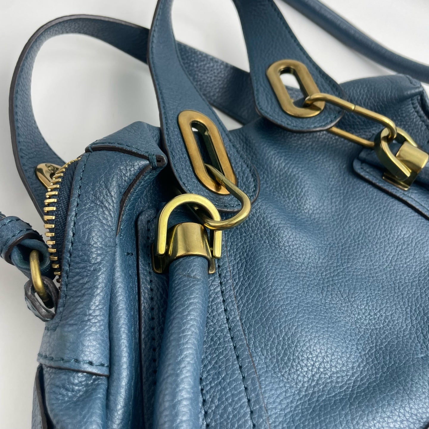 Chloe Blue Shoulder Bag