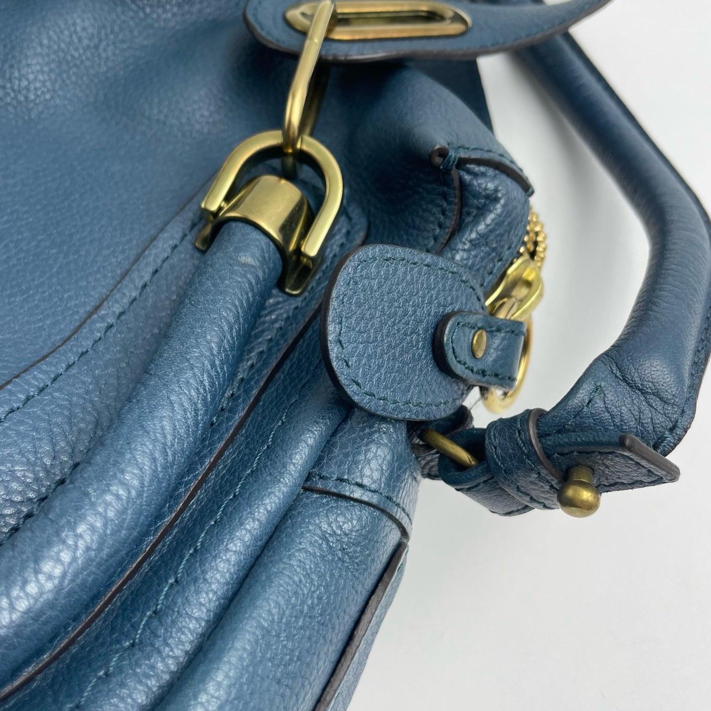 Chloe Blue Shoulder Bag