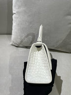 Balenciaga HOURGLASS White Crossbody 5928331LR6Y9016