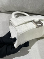 Balenciaga HOURGLASS White Crossbody 5928331LR6Y9016