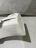 Balenciaga HOURGLASS White Crossbody 5928331LR6Y9016