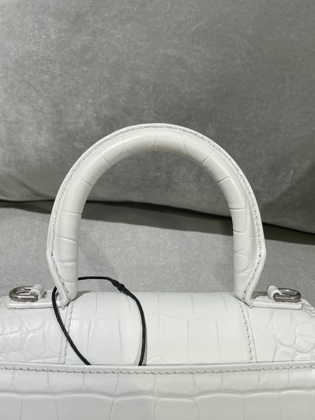 Balenciaga HOURGLASS White Crossbody 5928331LR6Y9016