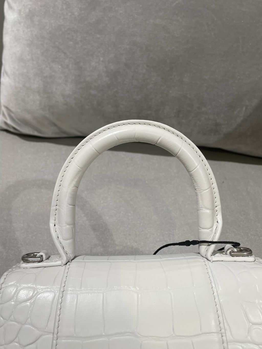 Balenciaga HOURGLASS White Crossbody 5928331LR6Y9016