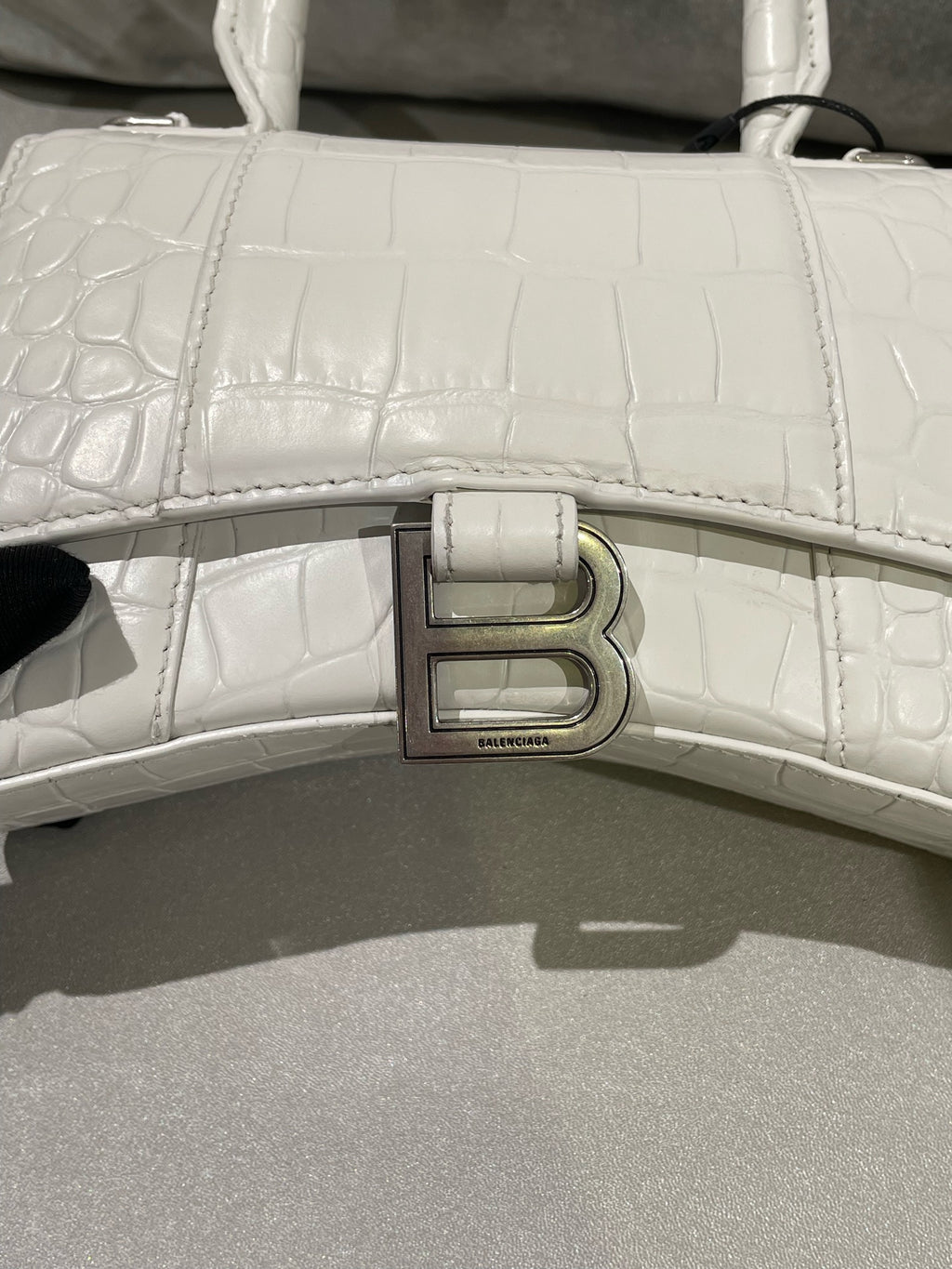 Balenciaga HOURGLASS White Crossbody 5928331LR6Y9016