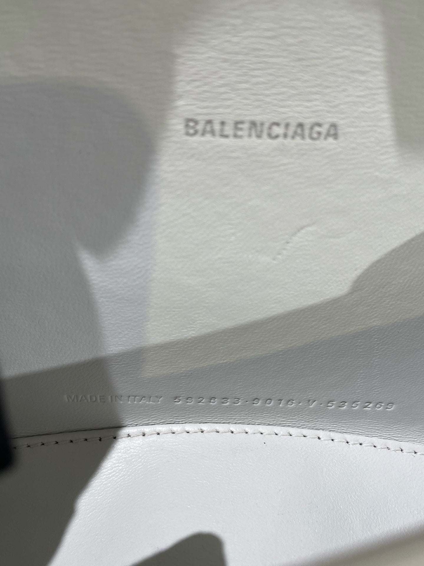 Balenciaga HOURGLASS White Crossbody 5928331LR6Y9016