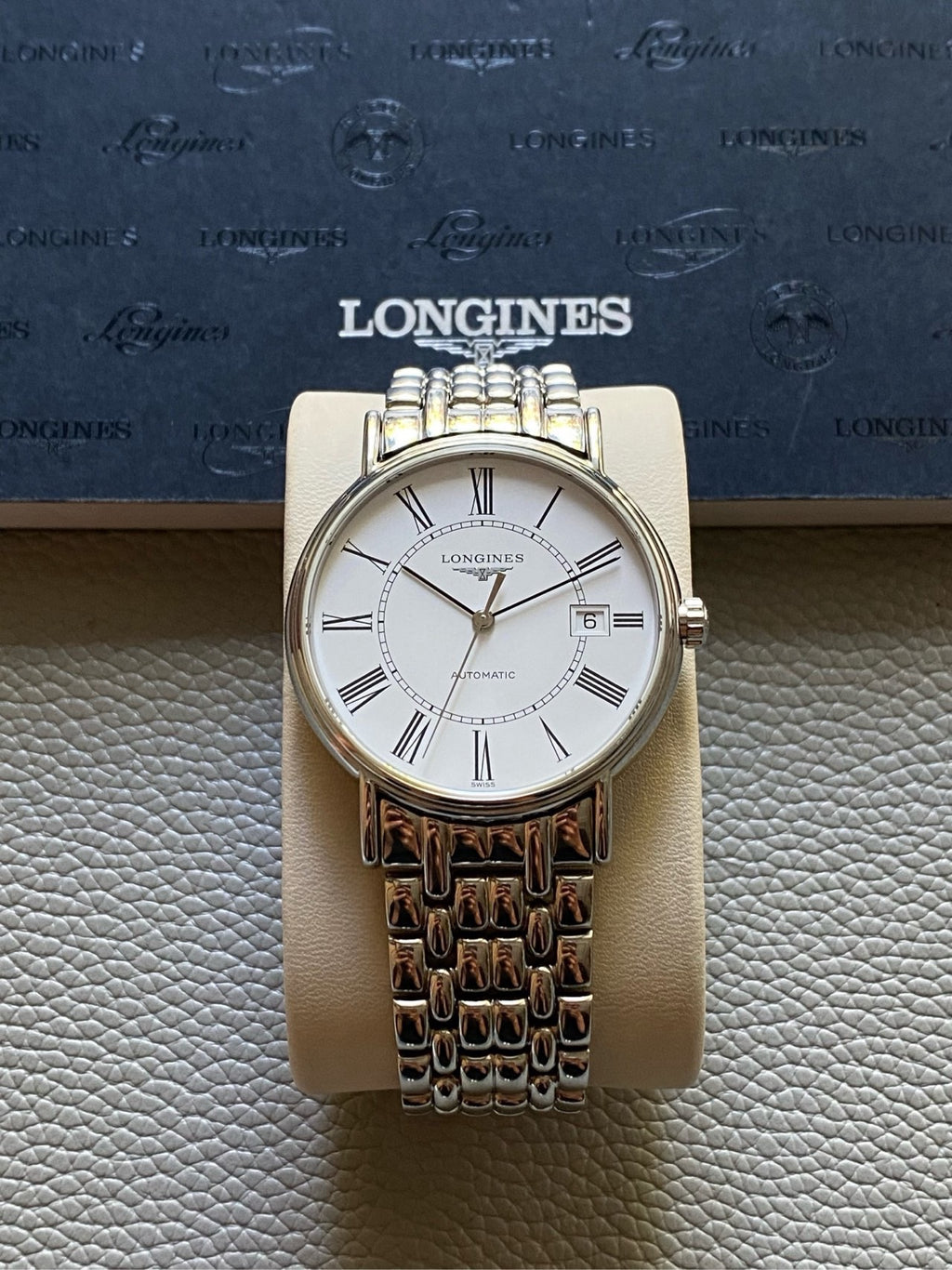 Longines Longines Fashion Collection White Automatic (self-winding) watch 38.50mm L4.921.4.11.6