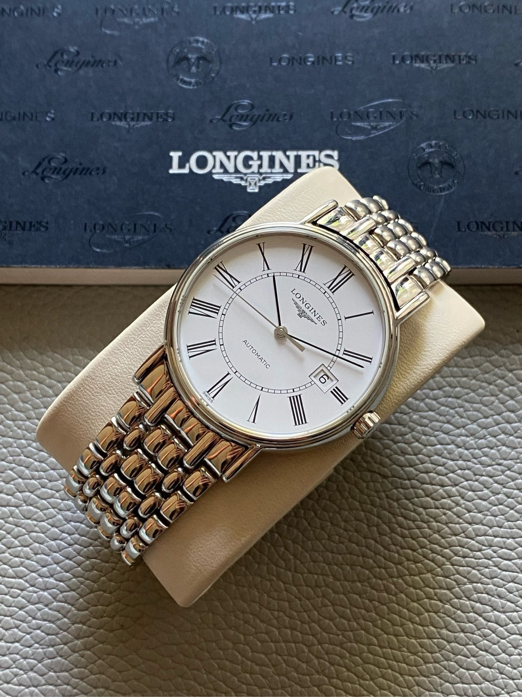 Longines Longines Fashion Collection White Automatic (self-winding) watch 38.50mm L4.921.4.11.6