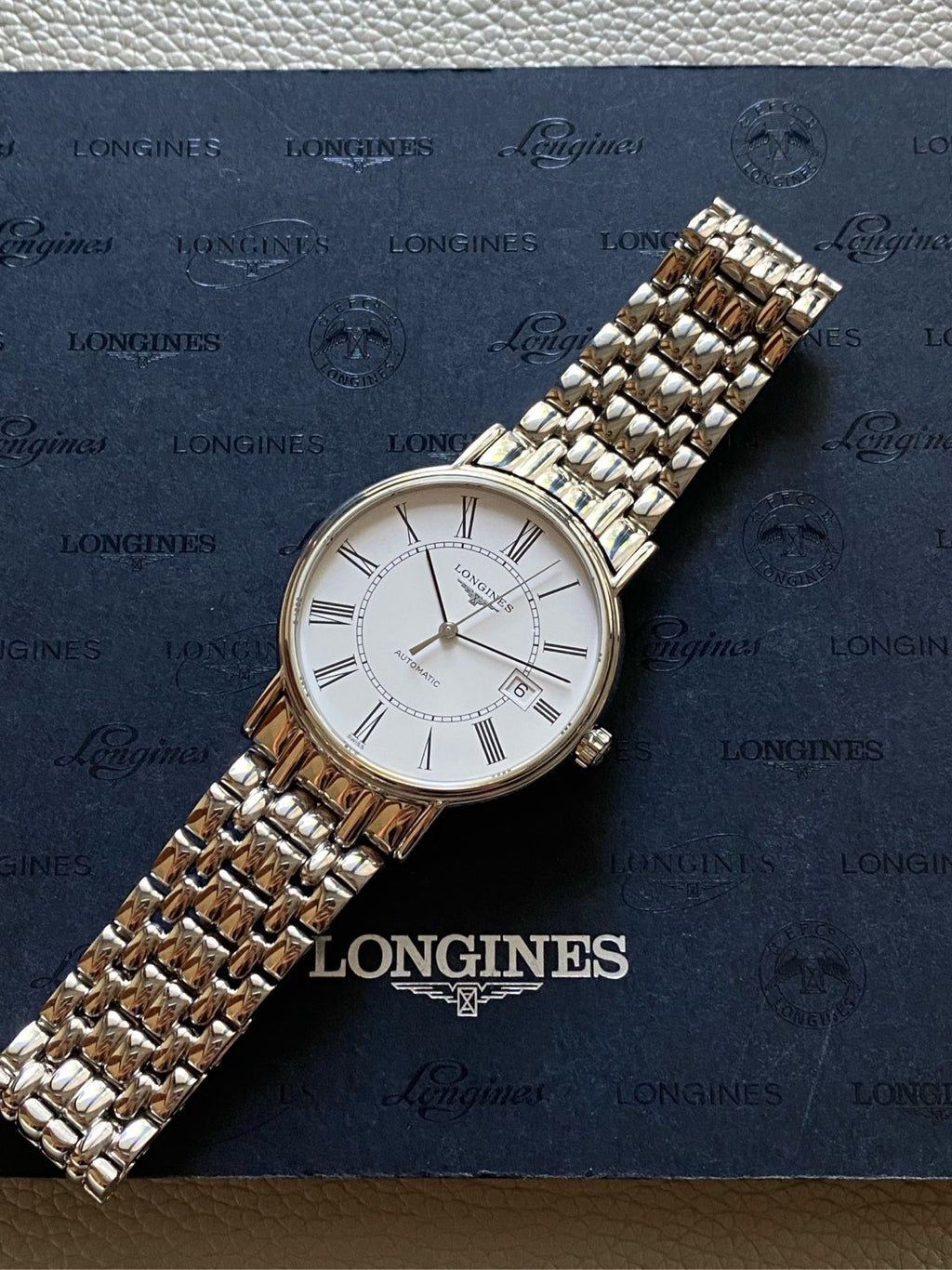 Longines Longines Fashion Collection White Automatic (self-winding) watch 38.50mm L4.921.4.11.6