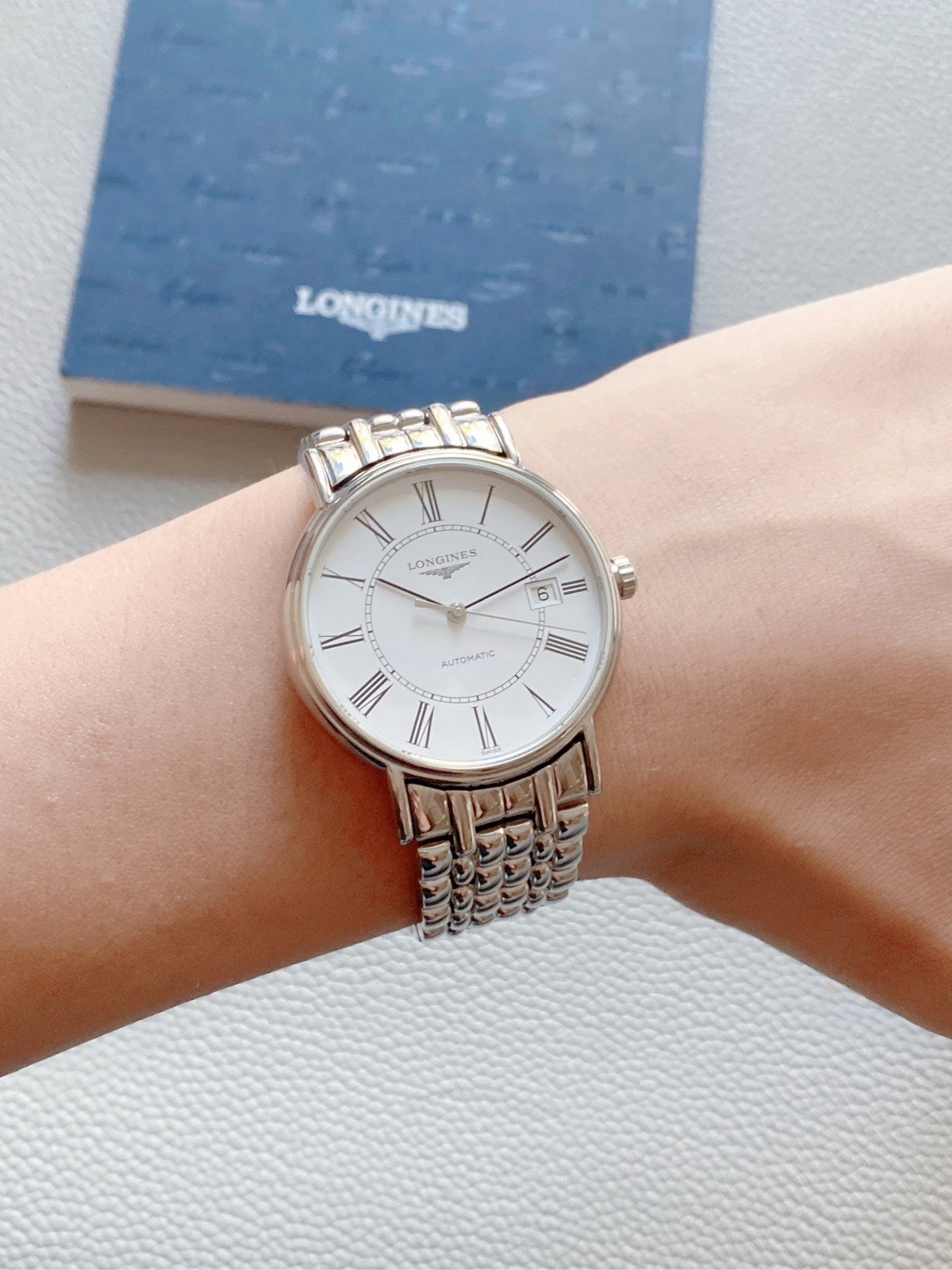Longines Longines Fashion Collection White Automatic (self-winding) watch 38.50mm L4.921.4.11.6