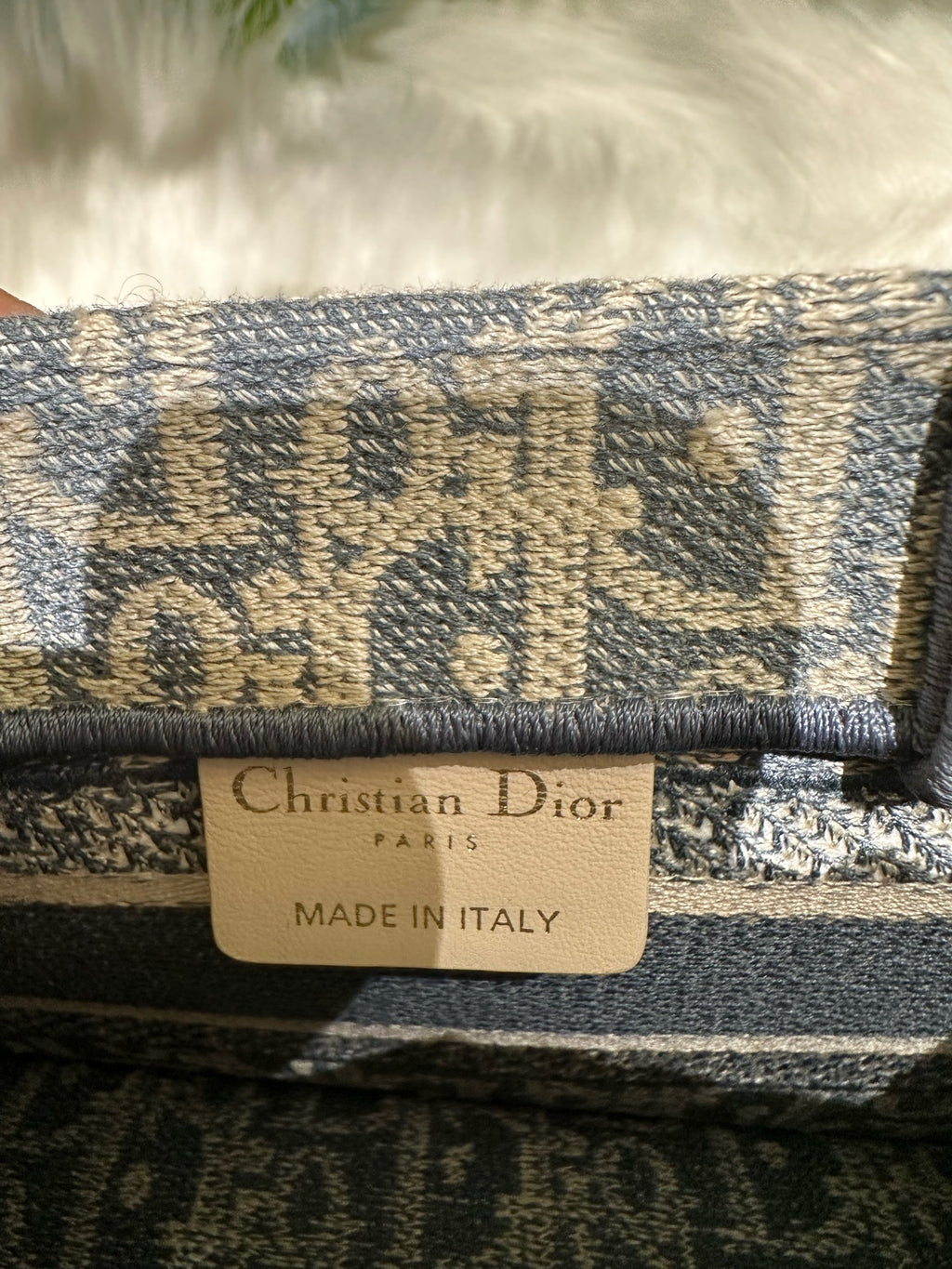 Dior Blue Tote