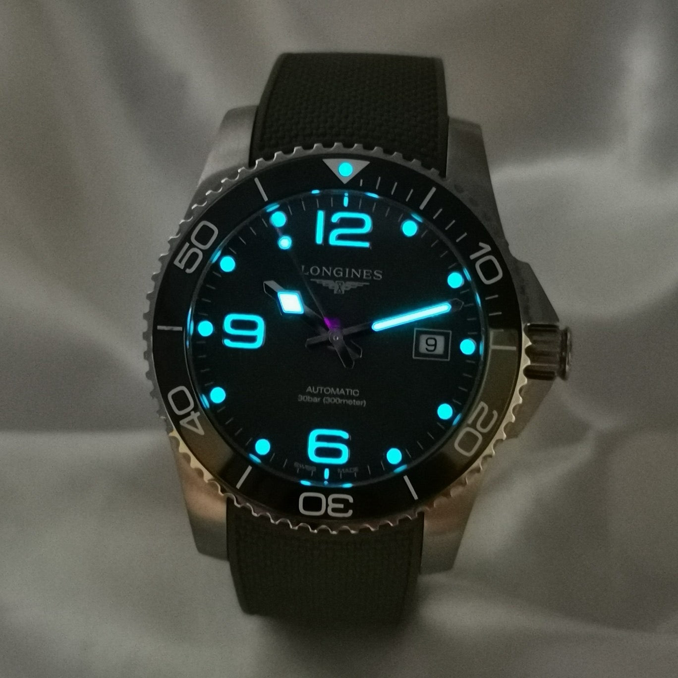 Longines Conquest Diving Series Green Mechanical watch 41.00mm L3.781.4.06.9