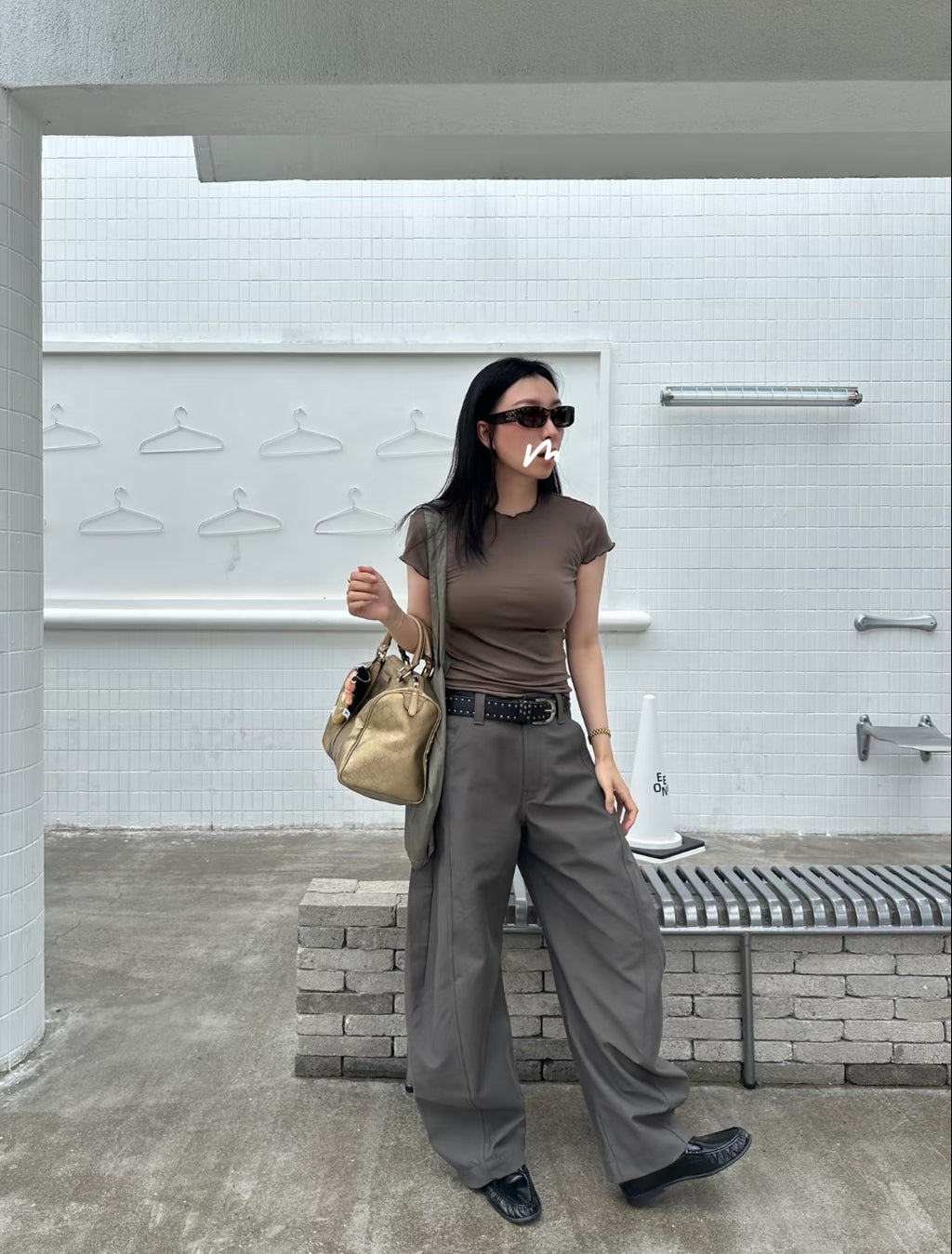 Gucci Metal Gold Satchel