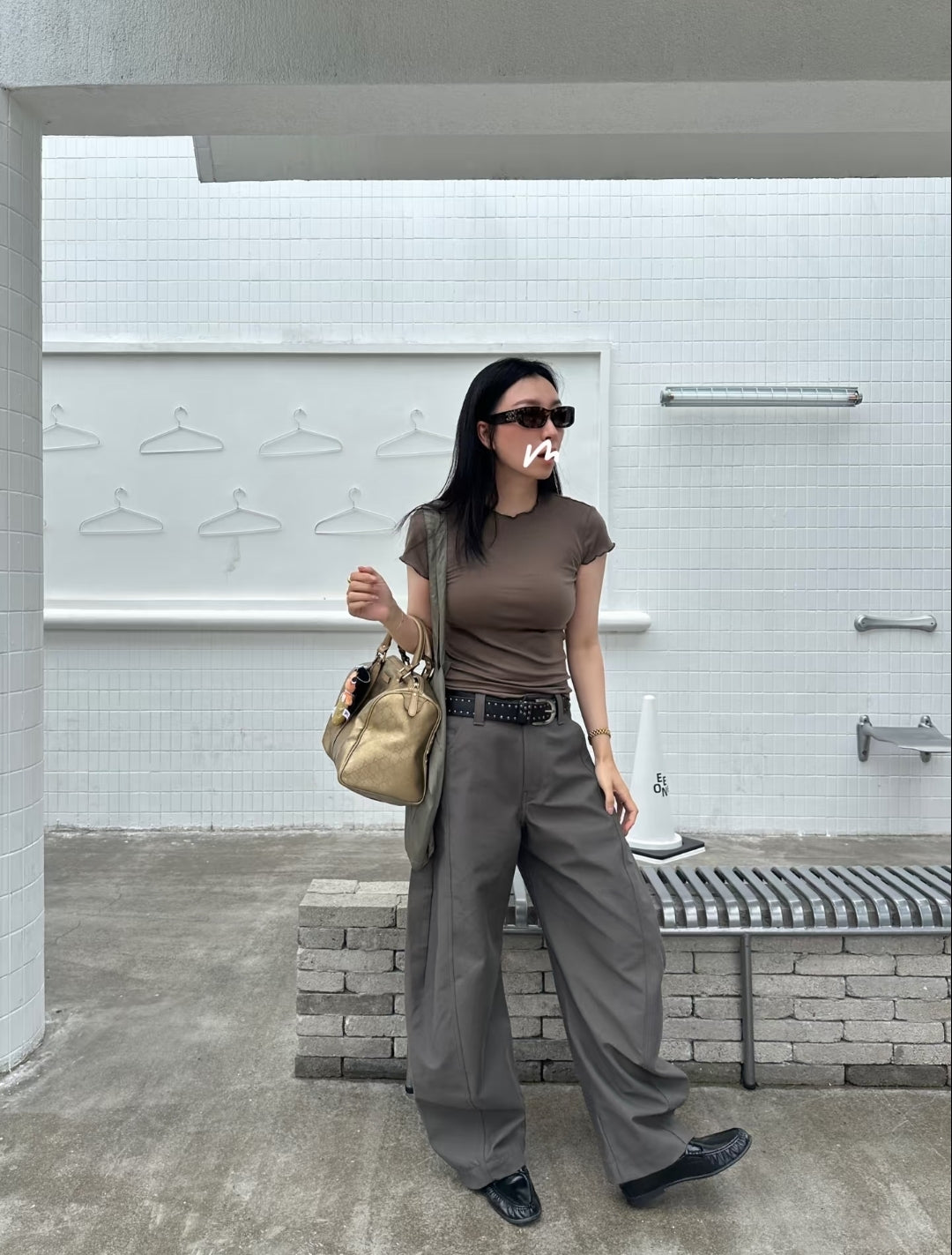 Gucci Metal Gold Satchel