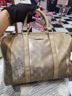 Gucci Metal Gold Satchel