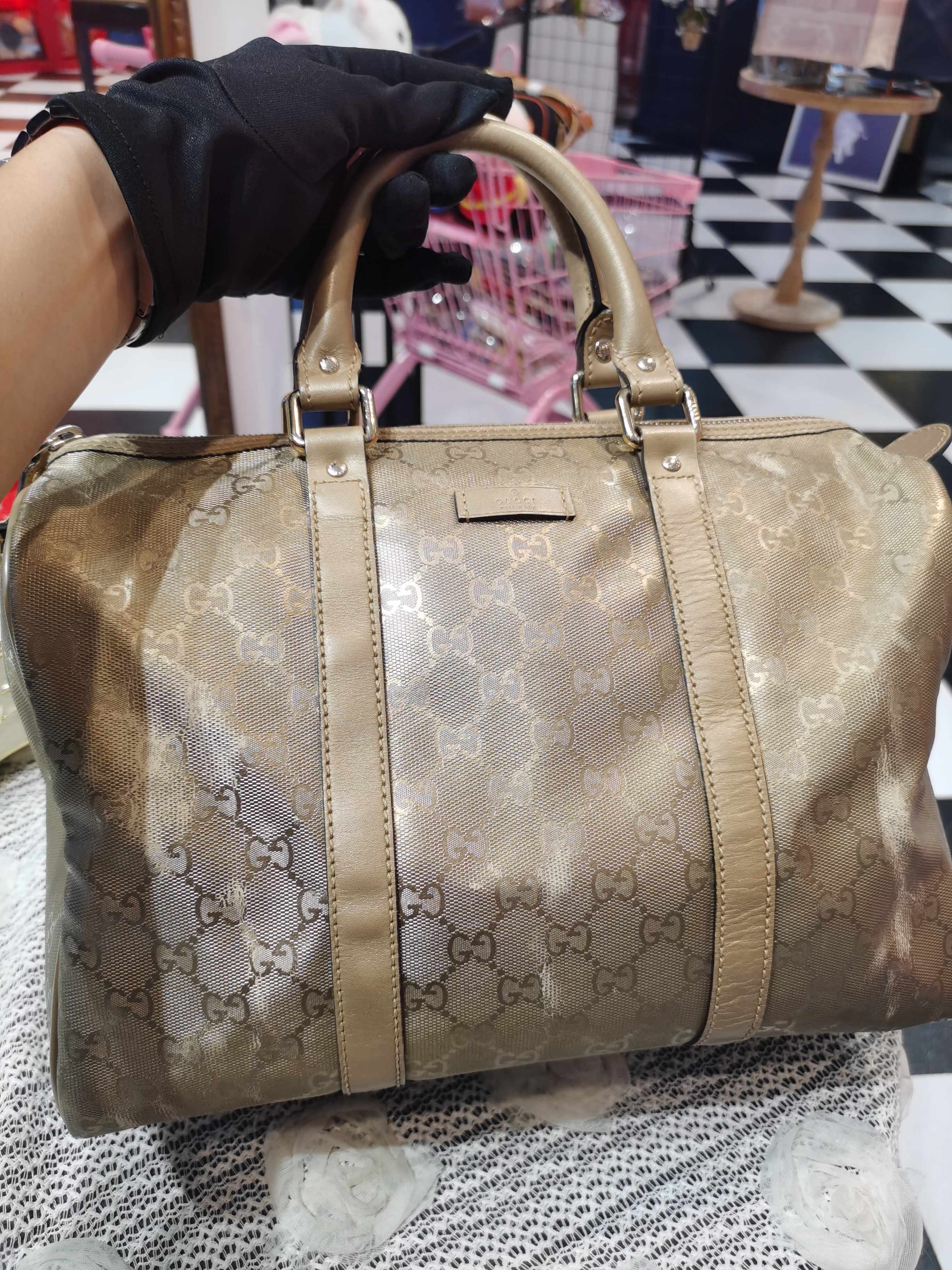Gucci Metal Gold Satchel