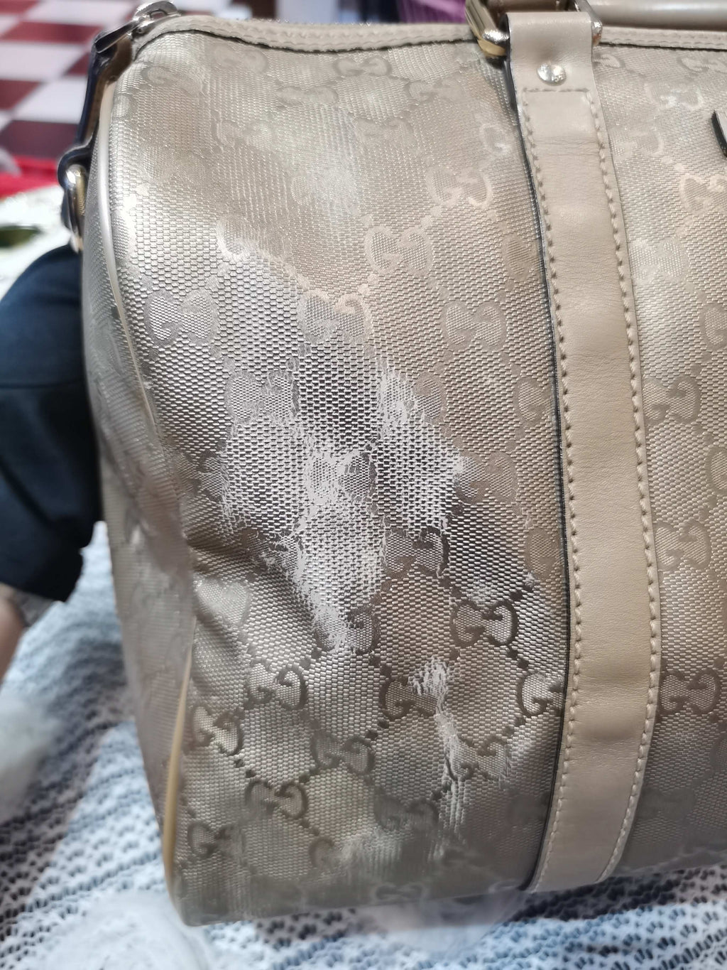 Gucci Metal Gold Satchel