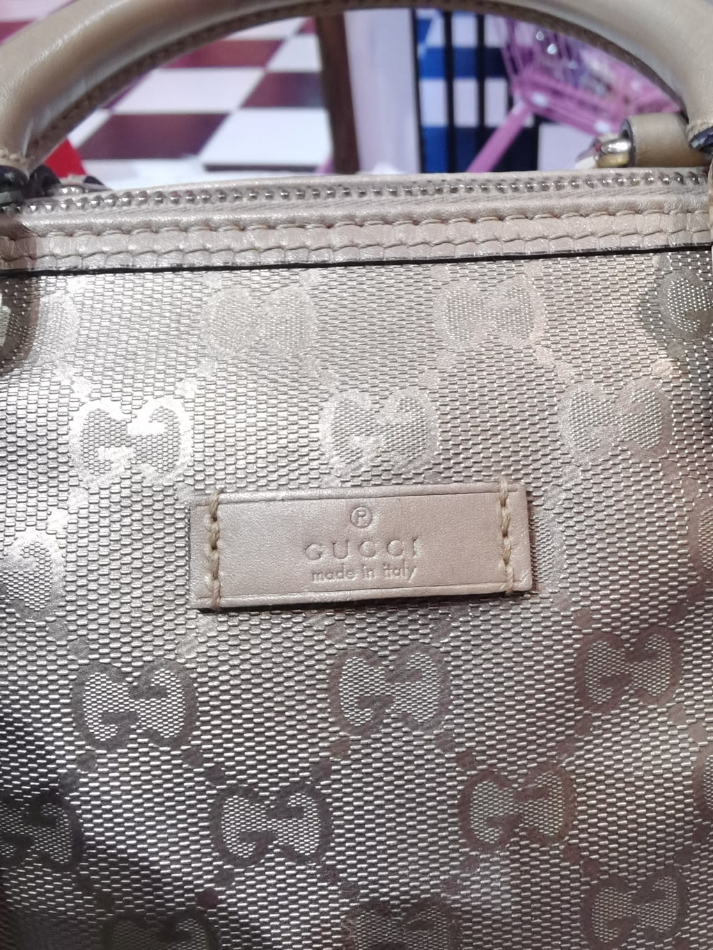 Gucci Metal Gold Satchel