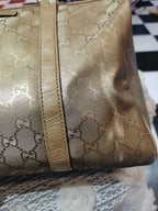 Gucci Metal Gold Satchel