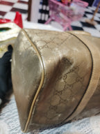 Gucci Metal Gold Satchel