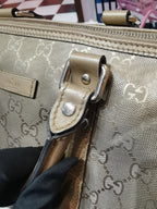 Gucci Metal Gold Satchel