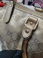 Gucci Metal Gold Satchel
