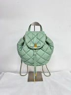 Salvatore Ferragamo Green Backpack