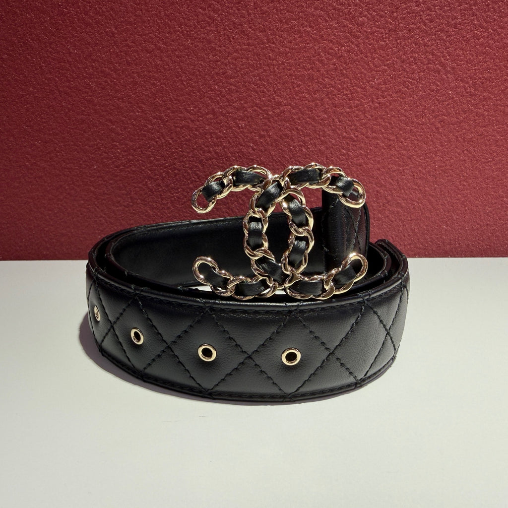 Chanel Black Belt