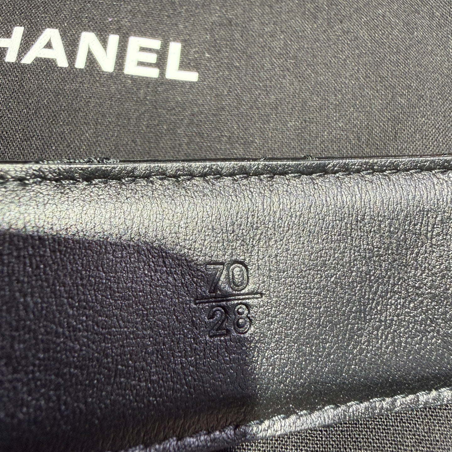 Chanel Black Belt