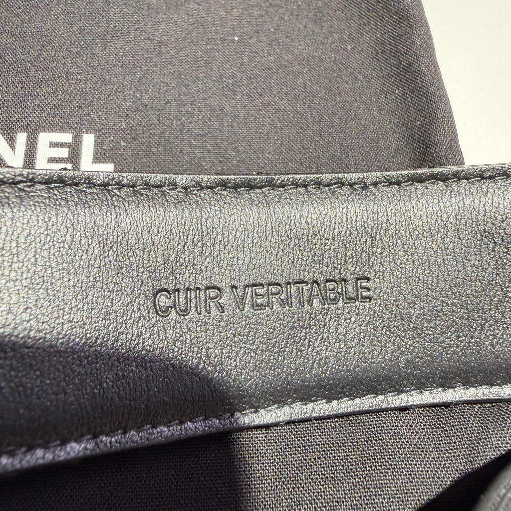 Chanel Black Belt