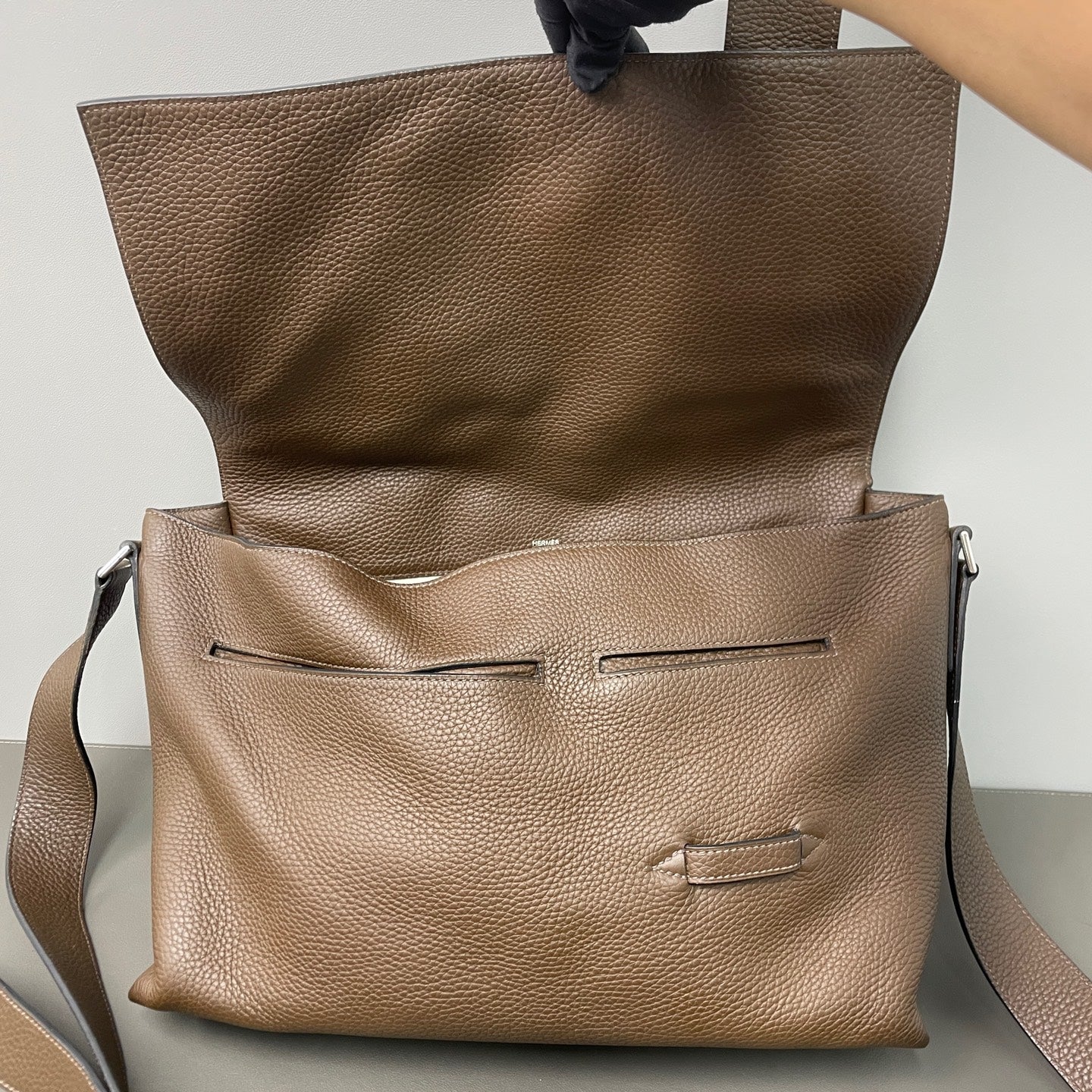 Hermes Brown Messenger Bag