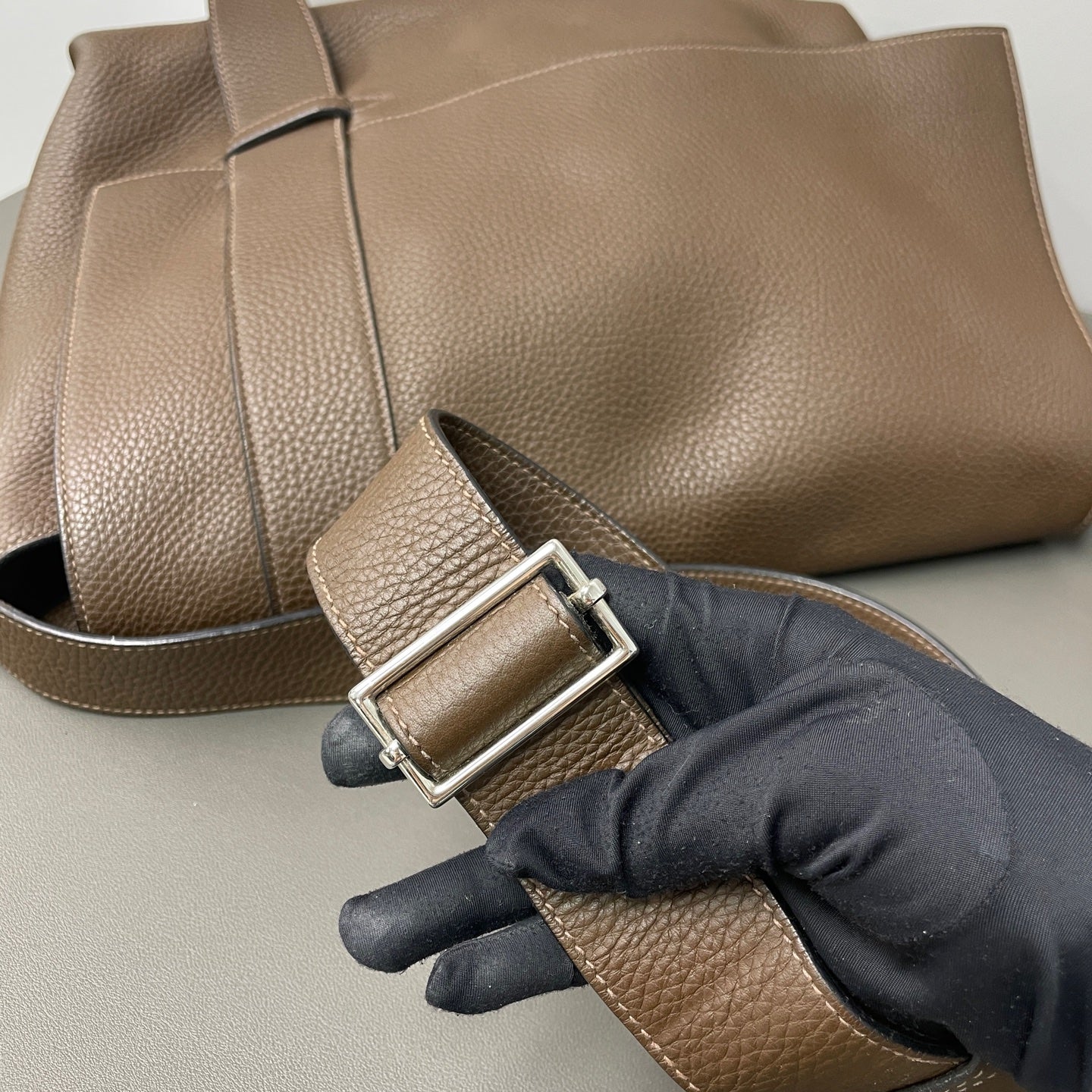 Hermes Brown Messenger Bag