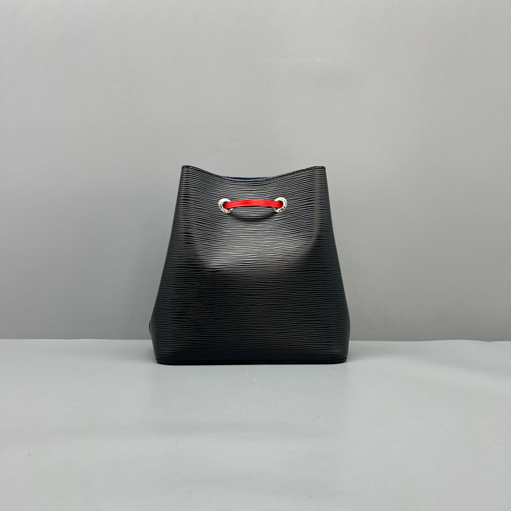 Louis Vuitton Black Bucket & Drawstring Bag