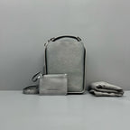 Balenciaga Silver Bucket & Drawstring Bag