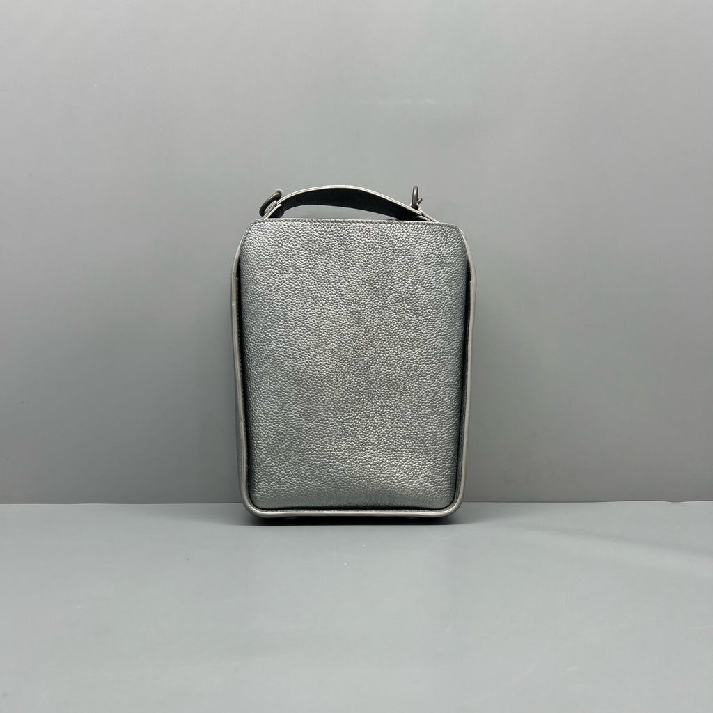 Balenciaga Silver Bucket & Drawstring Bag