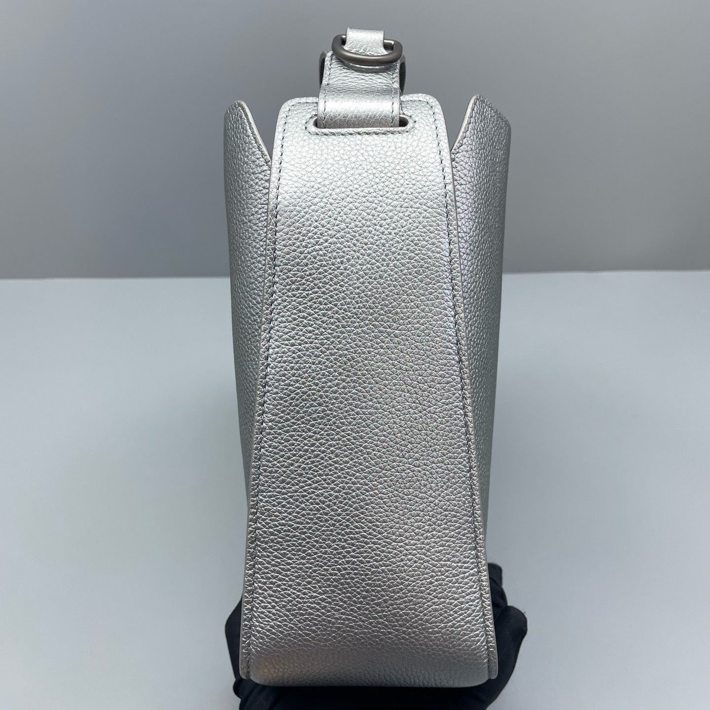 Balenciaga Silver Bucket & Drawstring Bag