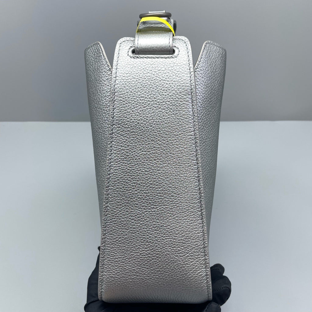 Balenciaga Silver Bucket & Drawstring Bag