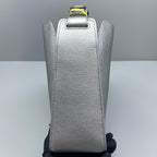 Balenciaga Silver Bucket & Drawstring Bag